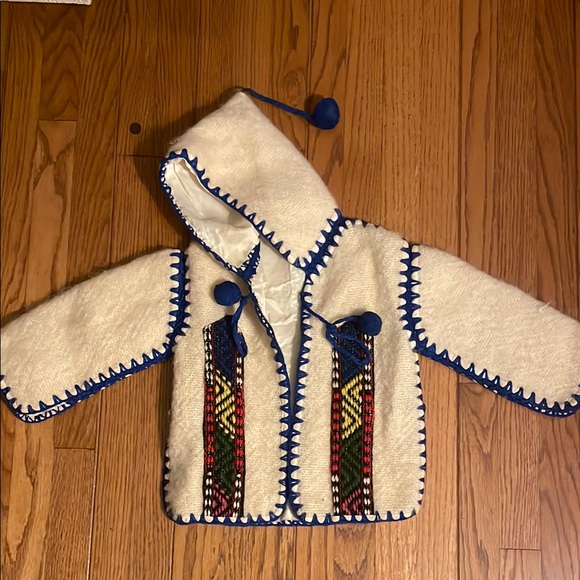 One of a kind vintage hand made wool jacket